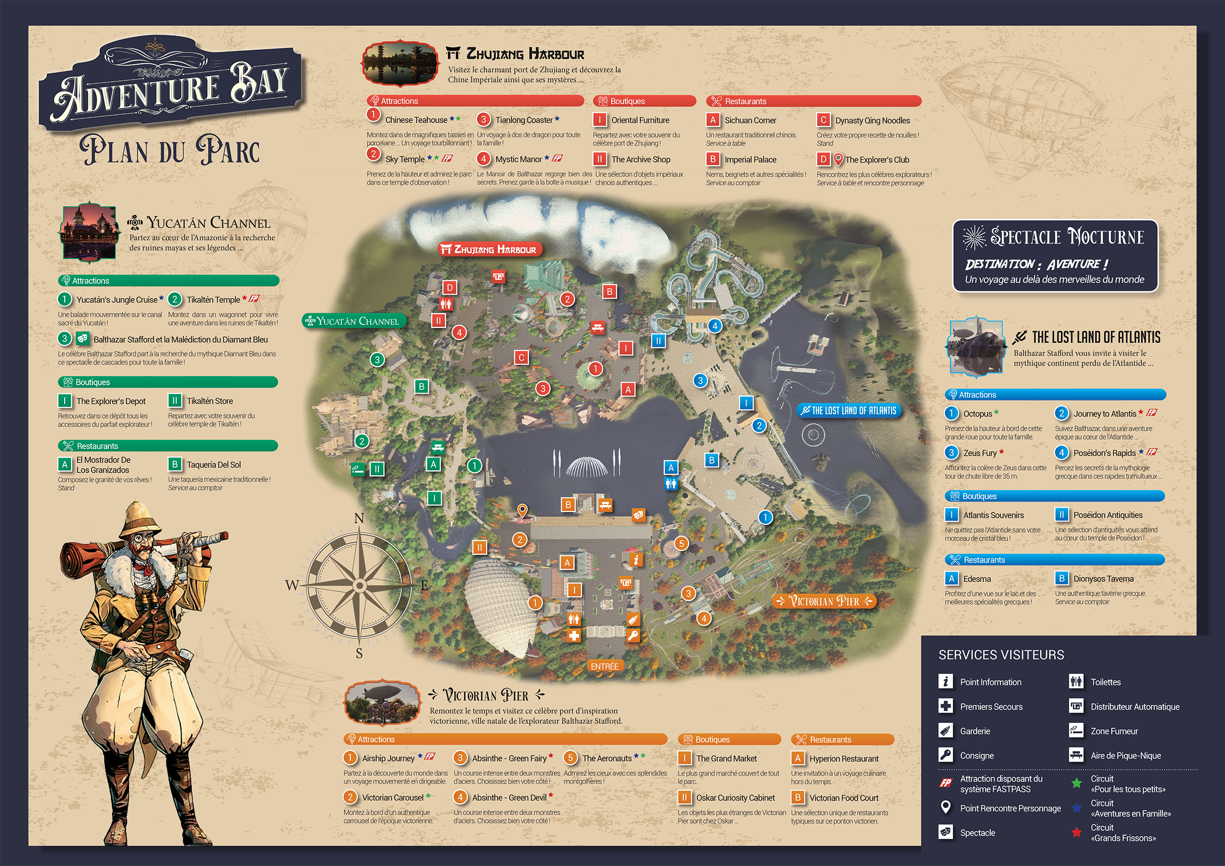 Adventure Bay - Park Map